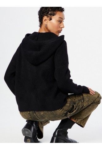 ABOUT YOU Knit Cardigan 'Jolin' in Black