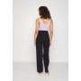 WIDE LEG TROUSERS - Trousers - black