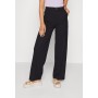 WIDE LEG TROUSERS - Trousers - black