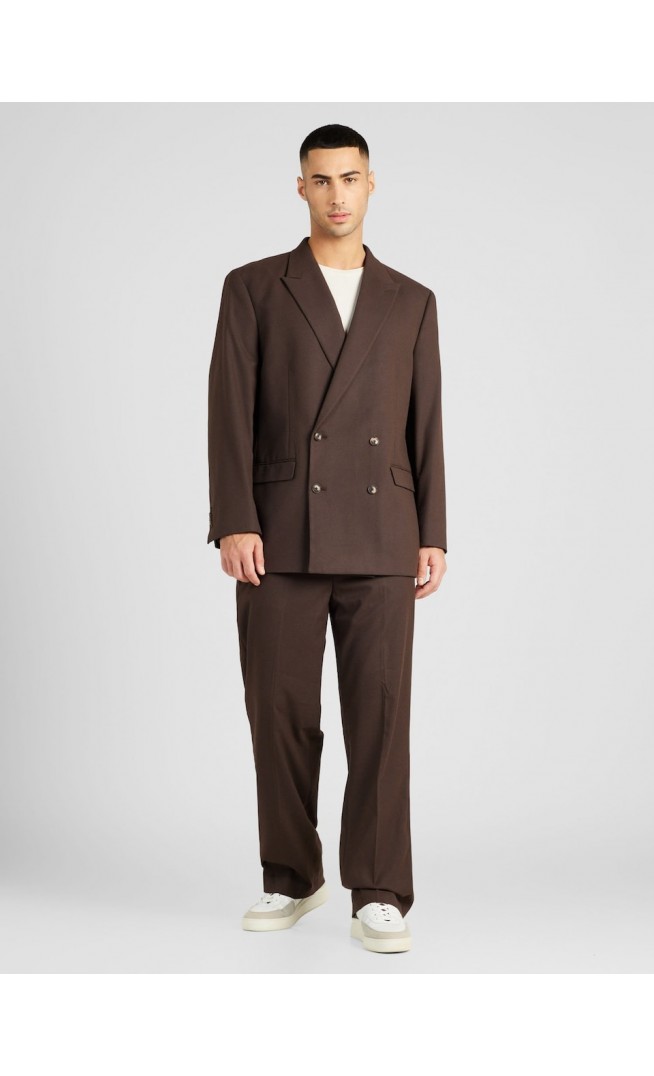 TOPMAN Regular fit Suit Jacket in Dark Brown