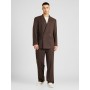 TOPMAN Regular fit Suit Jacket in Dark Brown