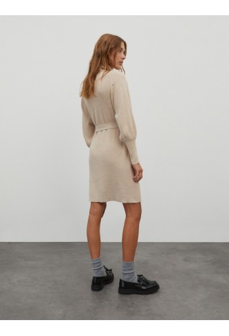 EDITED Knitted dress 'Malene' in Beige