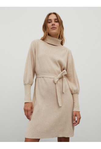 EDITED Knitted dress 'Malene' in Beige