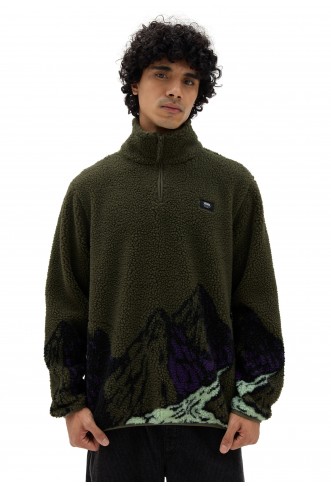 MT QZIP - Sweat polaire - grape leaf