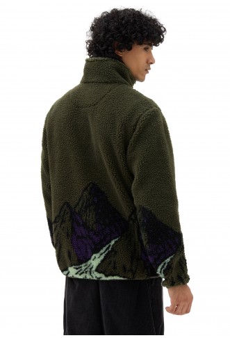 MT QZIP - Sweat polaire - grape leaf