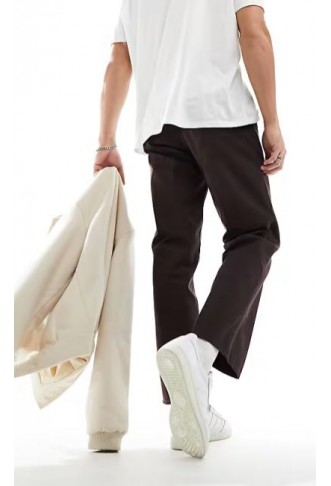 Weekday joel relaxed chinos in black