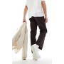 Weekday joel relaxed chinos in black