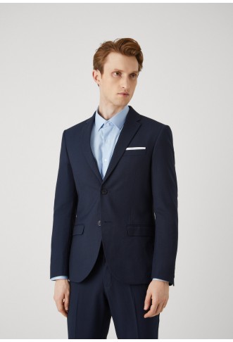 BIRDSEYE SUIT-   dark blue