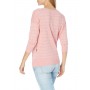 Sweater with openwork details in pink