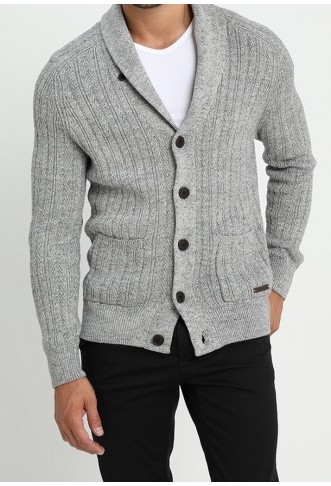 Pre-owned Cardigan - mottled dark grey