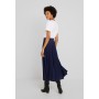 Pleated skirt - maritime blue