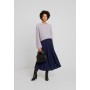 Pleated skirt - maritime blue