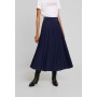 Pleated skirt - maritime blue