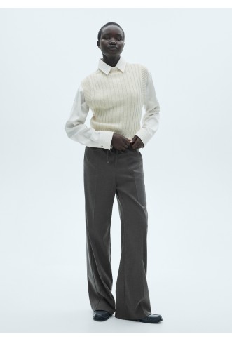 Flowy straight-fit trousers