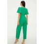 Petite Crepe Wrap Side Jumpsuit