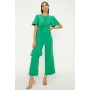 Petite Crepe Wrap Side Jumpsuit