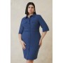 Plus Size The Founder Compact Stretch Belted Midi Dress