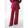 Crushed Velvet Co-ord Wide Leg Trousers