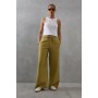 Viscose Nylon Wide Leg Trouser