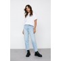 Petite High Waist Denim Mom Jeans