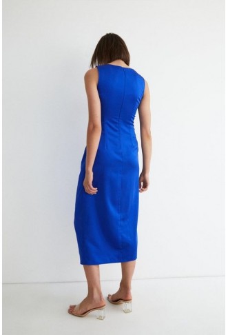 Ruched Midi Dress