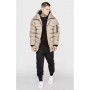 SIKSILK PARKA COAT 23475 BROWN