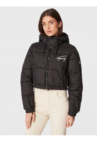 Signature Down Jacket DW0DW14470 Black Regular Fit