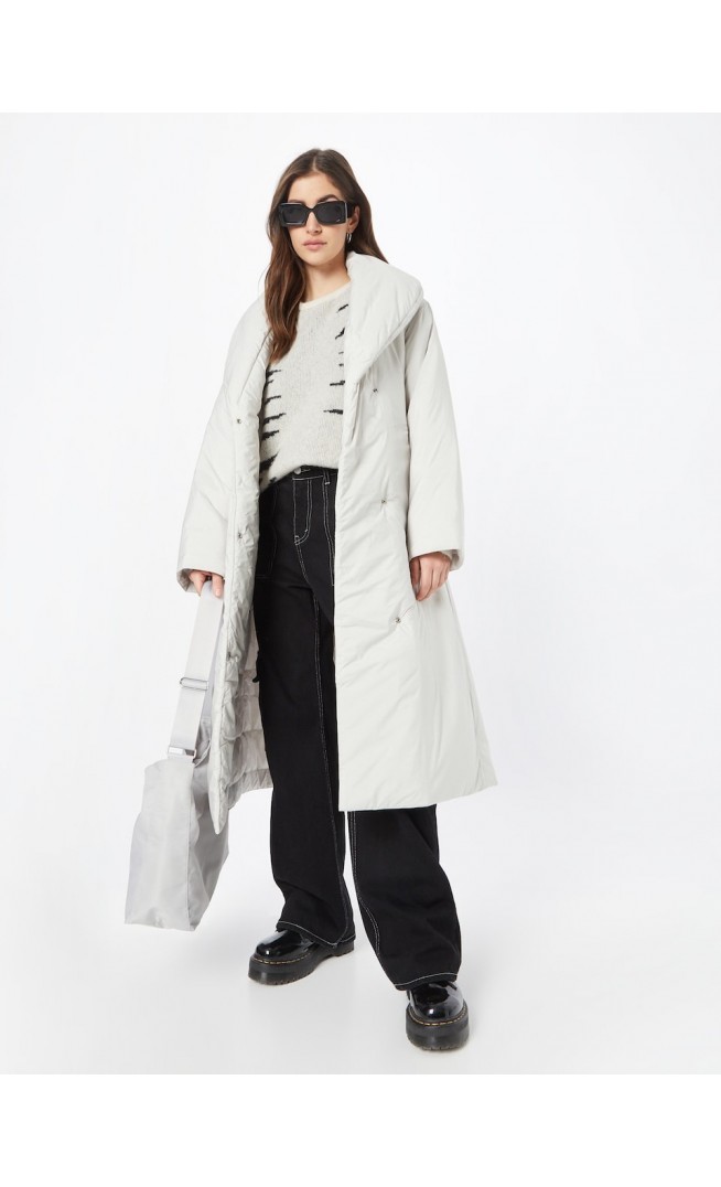 including VAT WEEKDAY Winter coat 'Zyan' in Natural White