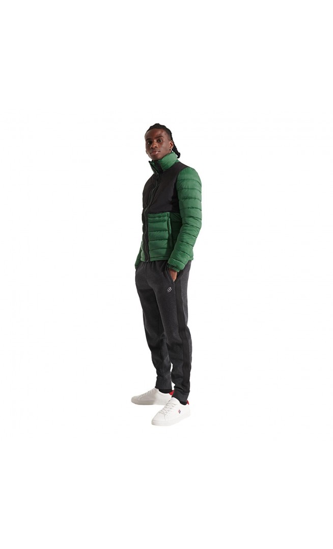 Superdry Expedition Puffer Jacket Black Green