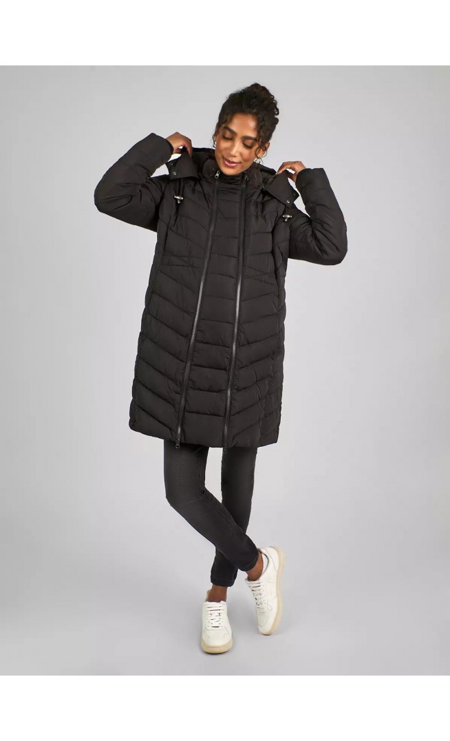 JOJO MAMAN BÉBÉ Longer 2 In 1 Maternity Puffer Coat