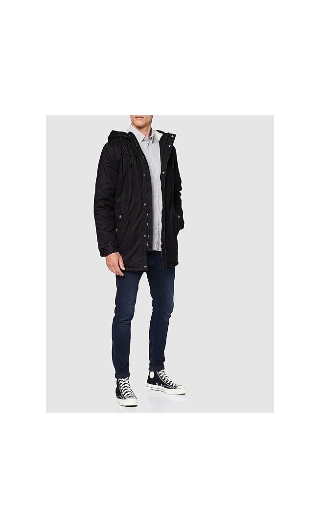 Only & Sons Men's Onsyanick Teddy Hood Parka