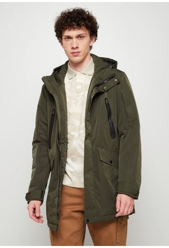 Winter coat - khaki olive