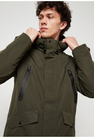 Winter coat - khaki olive