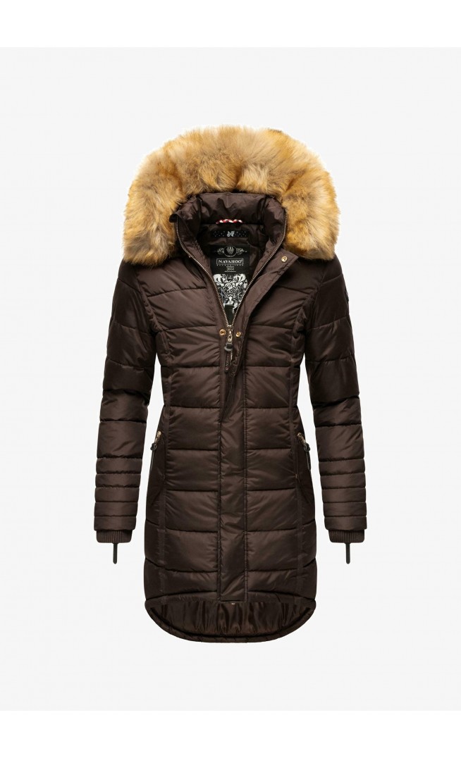 PAPAYA - Winter coat - dark choco