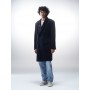 Luka Sabbat for ABOUT YOU Between-Seasons Coat 'Joshua' in Night Blue