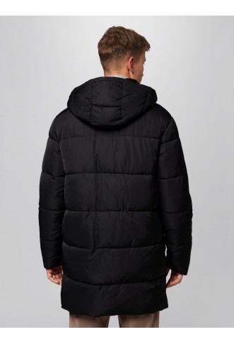 ABOUT YOU x Kevin Trapp Between-seasons coat 'Alex' in Black