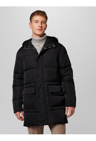 ABOUT YOU x Kevin Trapp Between-seasons coat 'Alex' in Black