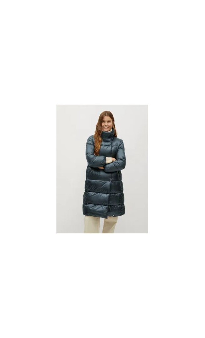 Quilted Midi Coat