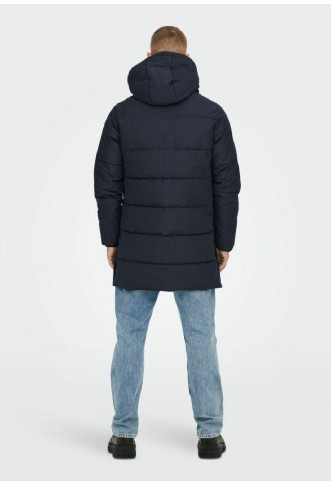 ONSCARL QUILTED OTW - Winter coat - dark navy