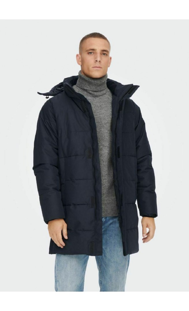 ONSCARL QUILTED OTW - Winter coat - dark navy