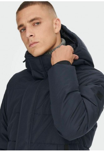 ONSCARL QUILTED OTW - Winter coat - dark navy