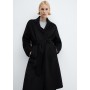 Wool coat with handmade belt