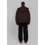 UNISEX DIAGONAL PUFFER JACKET - Winter jacket - brown