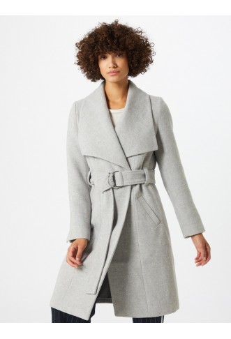 ABOUT YOU Between-Seasons Coat 'Alma' in Light Grey