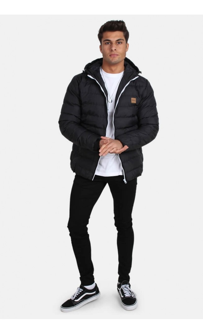 Urban Classics Jacket Black/White/Black