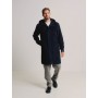 ABOUT YOU x Kevin Trapp Between-Seasons Coat 'Elia' in Dark Blue