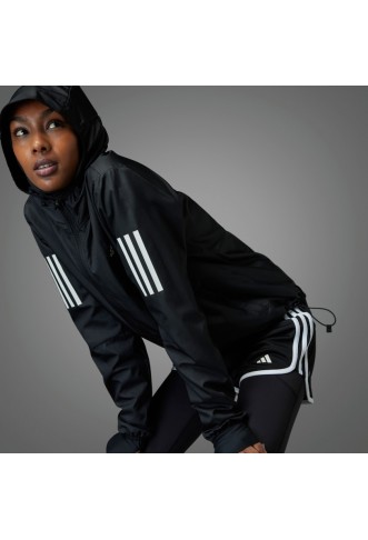 Own the Run Hooded Running Windbreaker